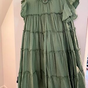 Eloquii Plus Size Green Mini Dress